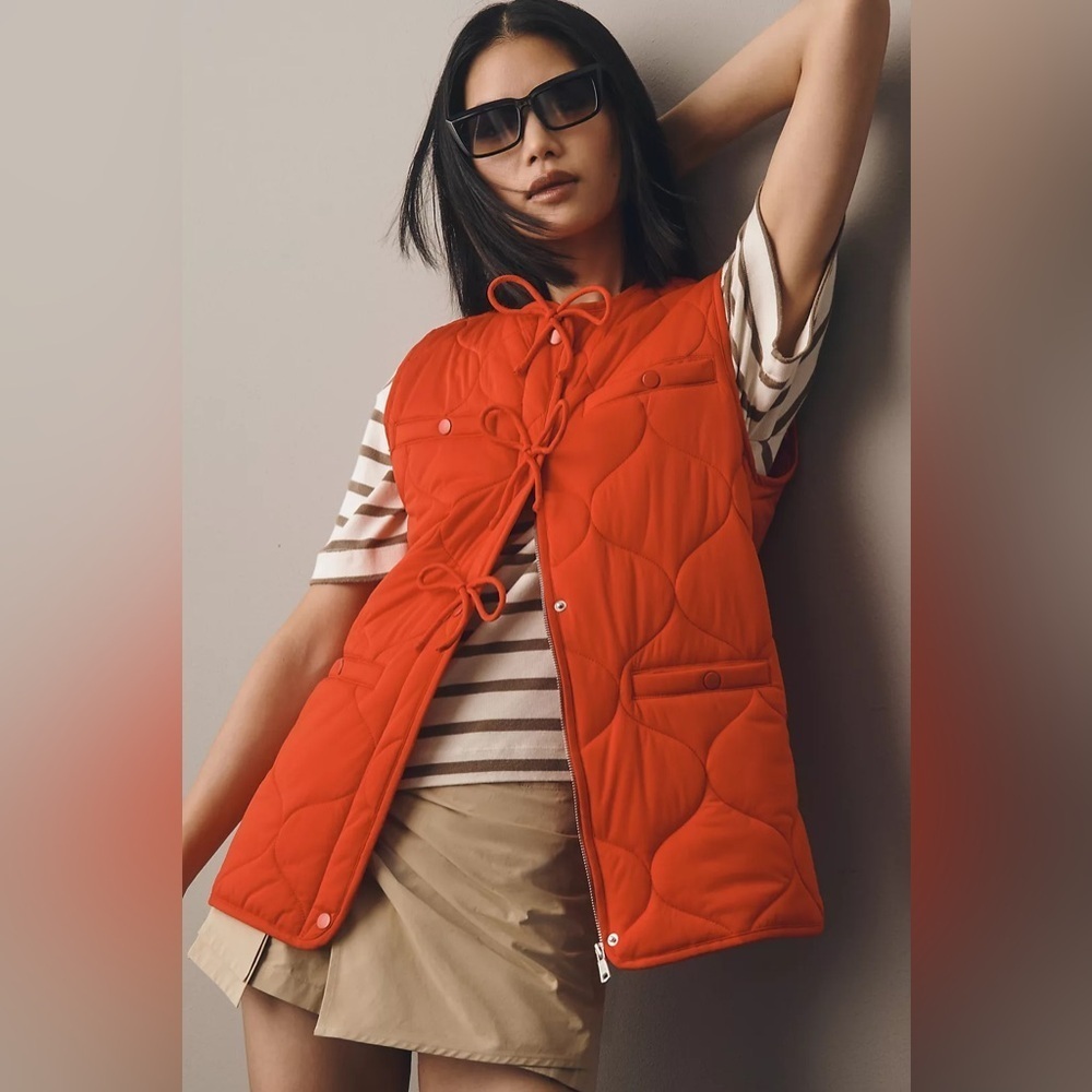 NWT Size XS/S - Avec Les Filles Quilted Vest
